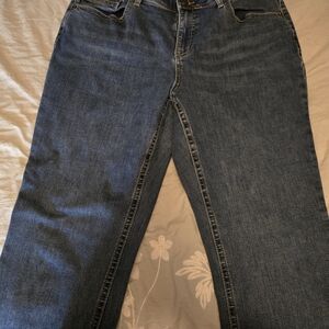 Stylish Blue Straight Leg Women's Jeans